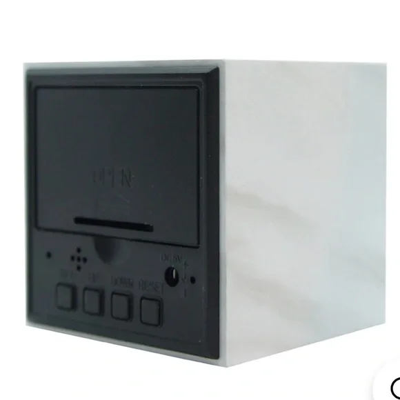 Cloudnola Block Clock Marble - Picture 3 of 5